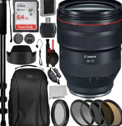 Fashion Canon RF 28-70mm f/2L USM Lens with Accessory Bundle