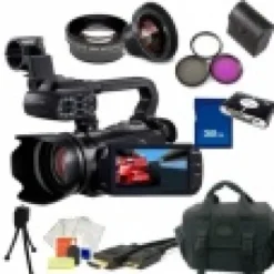 Hot Canon XA10 HD Professional PAL Camcorder + Accessory Bundle