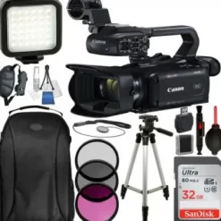 Discount Canon XA45 Professional UHD 4K Camcorder with Accessory Bundle