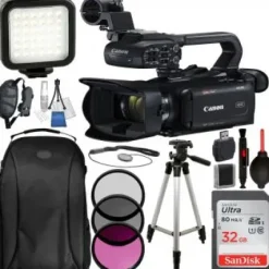 New Canon XA40 Professional UHD 4K Camcorder with Accessory Bundle