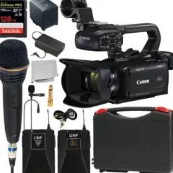 Sale Canon XA45 Professional UHD 4K Camcorder and Wireless Microphone Kit