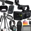 Best Canon XA55 UHD 4K30 Camcorder with Dual-Pixel Autofocus - 3668C002 and Essential Video Accessory Bundle