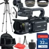 Fashion Canon XA30/XA30E Professional Camcorder + Accessory Bundle (PAL)