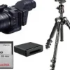 Best Canon XC10 4K Professional Camcorder + Sandisk 64GB CFast 2.0 Memory Card