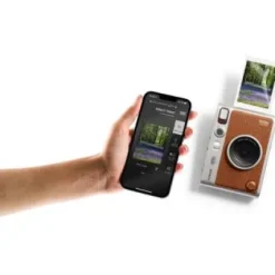 Fashion Fujifilm INSTAX MINI EVO Hybrid Instant Camera (Brown)