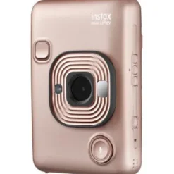 New Fujifilm INSTAX Mini LiPlay Hybrid Instant Camera (Blush Gold)