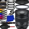 Clearance Fujifilm XF 16-80mm f/4 R OIS WR Lens + 0.43x Wide-Angle Lens Attachment with Detachable Macro, Variable Neutral Density Filter (ND2 - ND400), Protective UV Filter & Much More(23pc Bundle)