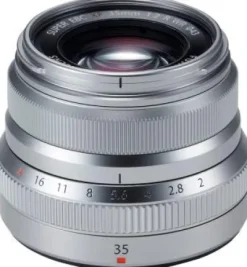 Fashion Fujifilm XF 35mm f/2 R WR Lens (Silver) with Essential Accessory Bundle: Protective Multi-Coated UV Filter, Variable Neutral Density Filter & More (19pc Bundle)