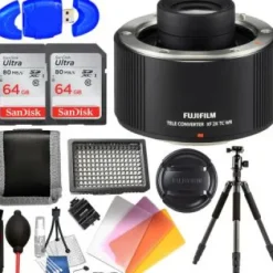 New Fujifilm XF 2x TC WR Teleconverter - 16516271 with Must Have Accessory Bundle