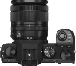 Clearance Fujifilm X-S10 Mirrorless Camera with 18-55mm Lens + SanDisk 64GB Extreme SDXC, Extended Life Replacement Battery, Filter Kits, Universal Speedlite with LED Video Light & Much More (31pc Bundle)