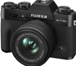 Hot Fujifilm X-T30 II Mirrorless Camera with XC 15-45mm OIS PZ Lens (Black) + SanDisk 64GB Extreme SDXC, 2X Spare Batteries, Multi-Coated UV Filter, Universal Speedlite & Much More (27pc Bundle)