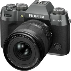 New Fujifilm X-T50 Mirrorless Camera with XF 16-50mm f/2.8-4.8 Lens (Charcoal Silver)