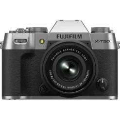Sale Fujifilm X-T50 Mirrorless Camera with XC 15-45mm f/3.5-5.6 Lens (Silver)