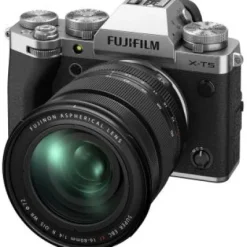 Fashion Fujifilm X-T5 Mirrorless Camera with 16-80mm Lens (Silver)
