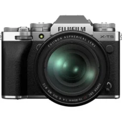 Fashion Fujifilm X-T5 Mirrorless Camera with 16-80mm Lens (Silver)