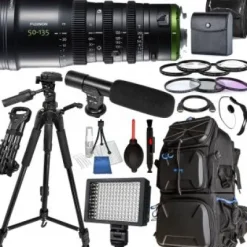 Fashion Fujifilm Fujinon MK50-135mm T2.9 Lens (Sony E Mount) - MK50-135MM T2.9 Videographer Bundle