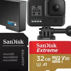 Outlet GoPro HERO8 Action Camera (Black) with Memory Card Bundle