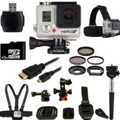 Clearance GoPro HERO3+ Black Edition Camera + Helmet Kit Bundle