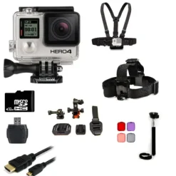 Best GoPro Hero4 Black Edition Camera + Helmet Kit Bundle