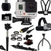 Hot GoPro HERO3+ Black Edition Camera + Outdoor Kit Bundle