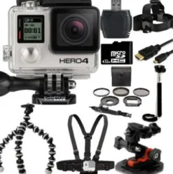 Best GoPro Hero4 Black Edition Camera + Outdoor Kit Bundle