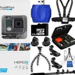 New GoPro HERO+ LCD + 32GB Memory Card Accessory Bundle