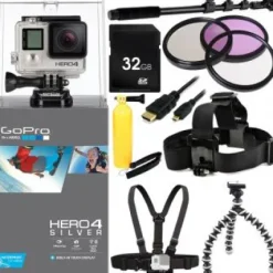 Outlet GoPro Hero4 Silver Edition Camera + Helmet Kit Bundle