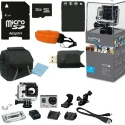 Hot GoPro HERO3+ Silver Edition Camera + Essential Bundle