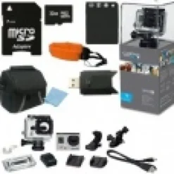Hot GoPro HERO3+ Silver Edition Camera + Essential Bundle
