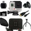 New GoPro HERO3+ Silver Edition Camera + Car Kit Bundle