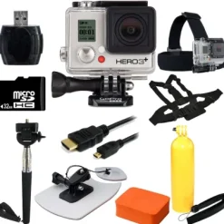 Hot GoPro HERO3+ Silver Edition Camera + Surf Kit Bundle