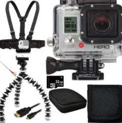 Online GoPro HERO3 White Edition Action Camera + Beginners Bundle