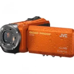 New JVC GZ-R320DUS Quad-Proof HD Camcorder (Orange)