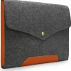 Sale SLRHut Lavievert Felt & Leather Bag Sleeve for 13" Macbook Air, Macbook Pro (Retina)