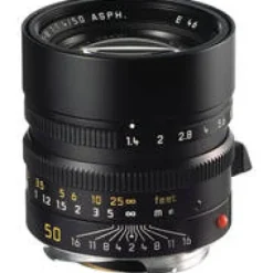 Outlet Leica Normal 50mm f/1.4 Summilux M Aspherical Manual Focus Lens (6-Bit, Updated for Digital) - Black