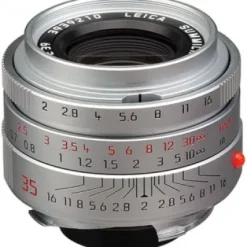 Best Leica Wide Angle 35mm f/2.0 Summicron M Aspherical Manual Focus Lens (6-Bit, Updated for Digital) - Chrome