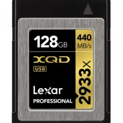 New Lexar 128 GB 2933X Professional XQD Card