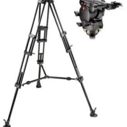 Hot manfrotto 526,545BK Professional Video Tripod System with 526 Head (Black)