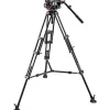 Outlet manfrotto 509HD Video Head with 545B Tripod Legs, Mid-spreader & a Padded Bag