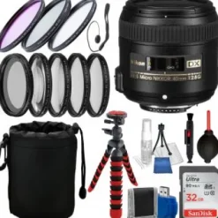 Sale Nikon AF-S DX Micro NIKKOR 40mm f/2.8G Lens - 2200 and Accessory Bundle
