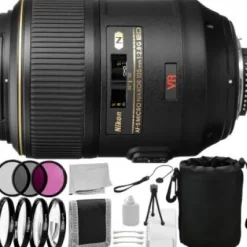 Hot Nikon AF-S VR Micro 105mm f/2.8G IF-ED Lens with 12PC Accessory Bundle