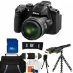 New Nikon COOLPIX P520 Digital Camera (Black) + Accessory Bundle