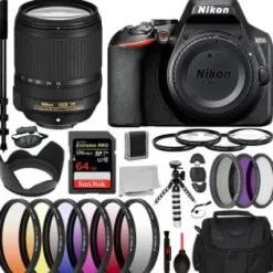Fashion Nikon D3500 DSLR Camera - 1590B with AF-S DX NIKKOR 18-140mm f/3.5-5.6G ED VR Lens - 2213 with Advanced Bundle