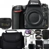 New Nikon D750 DSLR Camera with AF S Nikkor 50mm f/1.4G Autofocus Lens + Custom Professional Bundle