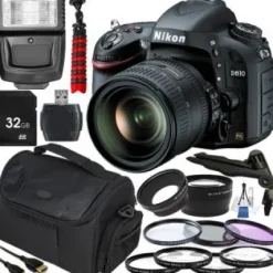 Fashion Nikon D610 DSLR Camera with 24-85mm Lens + Accessory Bundle