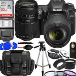 Clearance Nikon D7500 DSLR Camera with 18-140mm Lens (Black)  1582 and Accessory Bundle