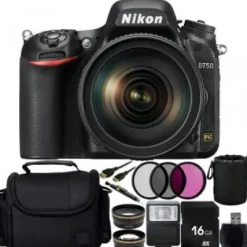 Clearance Nikon D750 DSLR Camera with 24-120mm VR Lens + Custom Accessory Bundle