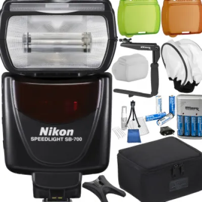 Online Nikon SB-700 AF Speedlight with 12PC Accessory Bundle