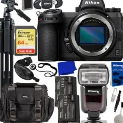 Outlet Nikon Z6 II Mirrorless Camera (Body Only) + Advanced Accessory Bundle: SanDisk 64GB Extreme SDXC Memory Card, 2x Spare Batteries, Universal Speedlite & Much More (24pc Bundle)