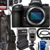 Sale Nikon Z7 II Mirrorless Camera (Body Only) + SanDisk 128GB Extreme Pro SDXC, Hard Shell Deluxe Camera Backpack, 2X Extended Life Batteries, TTL Dedicated Flash for & Much More (27pc Bundle)